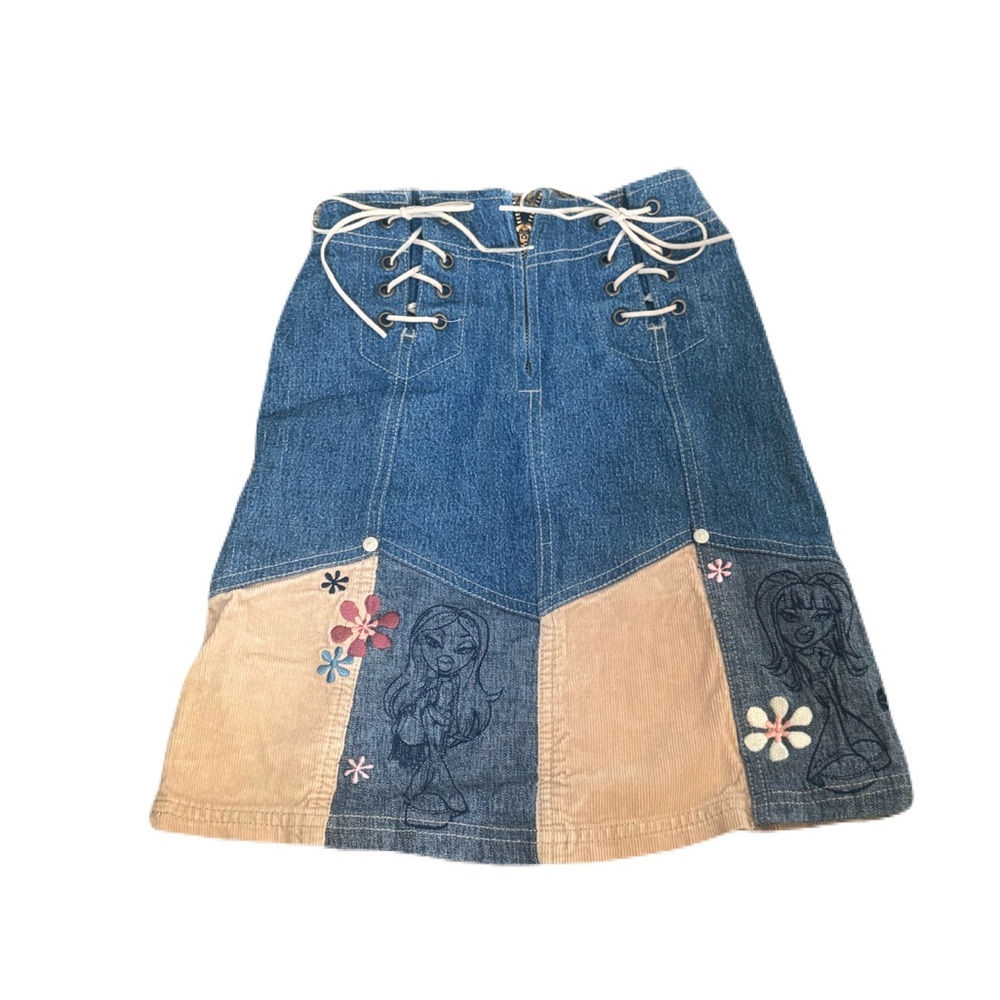 BRATZ Y2K Vintage Denim Skirt Size 7/8